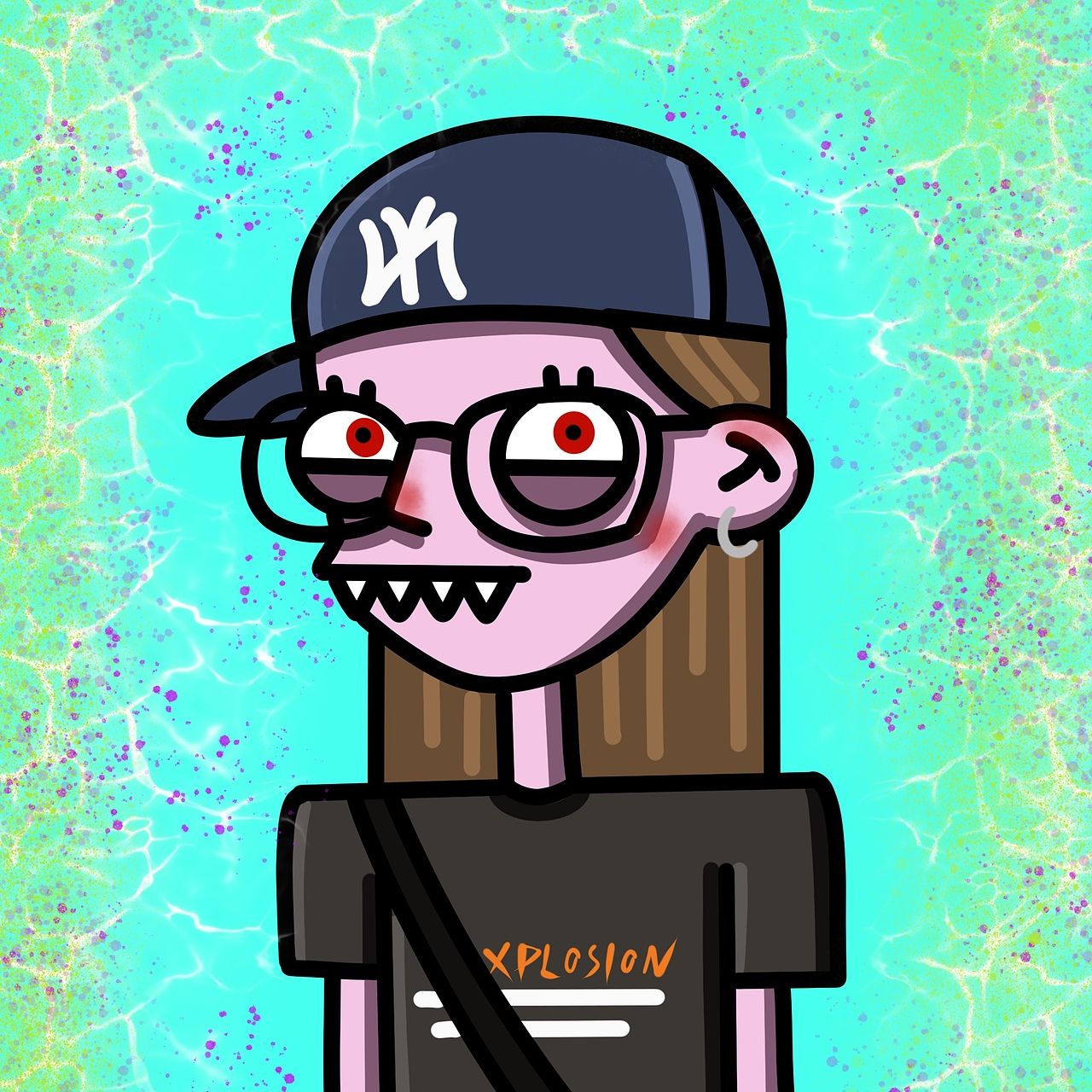 《红眼病百人斩斩斩》（图ZMjcxOTE1MjY0） - 艺术插画 - 站酷设计师毛毛毛毛密密麻麻原创素材 - 站酷ZCOOL