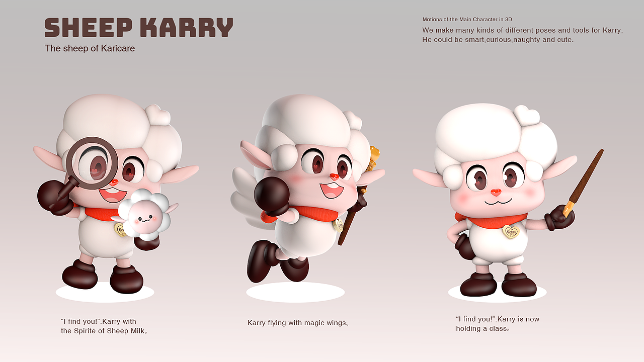 Sheep Karry IP形象设计（图ZMjk1NzE3NDI4） - IP形象 - 站酷设计师kindsea原创素材 - 站酷ZCOOL