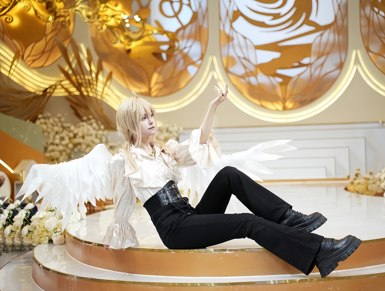 酒店漫展上拍摄的coser