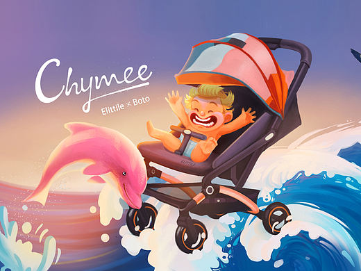 elittile嬰兒車boto系列插畫設計（個人主頁-ZNTczNjE1NDg=） - 商業(yè)插畫 - 站酷設計師晨霖杰原創(chuàng)素材 - 站酷ZCOOL