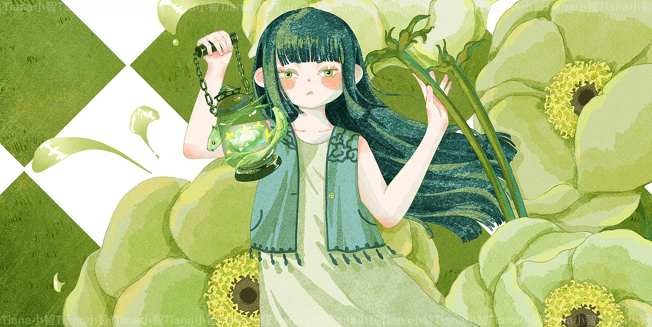 绿色（图ZMzE2MzExNjk2） - 创作习作 - 站酷设计师Tiana小智原创素材 - 站酷ZCOOL