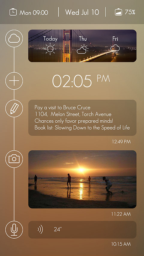 时间轴锁屏 / TimeLine（图ZMTg5OTcwNDQ=） - 主题/皮肤 - 站酷设计师草米原创素材 - 站酷ZCOOL