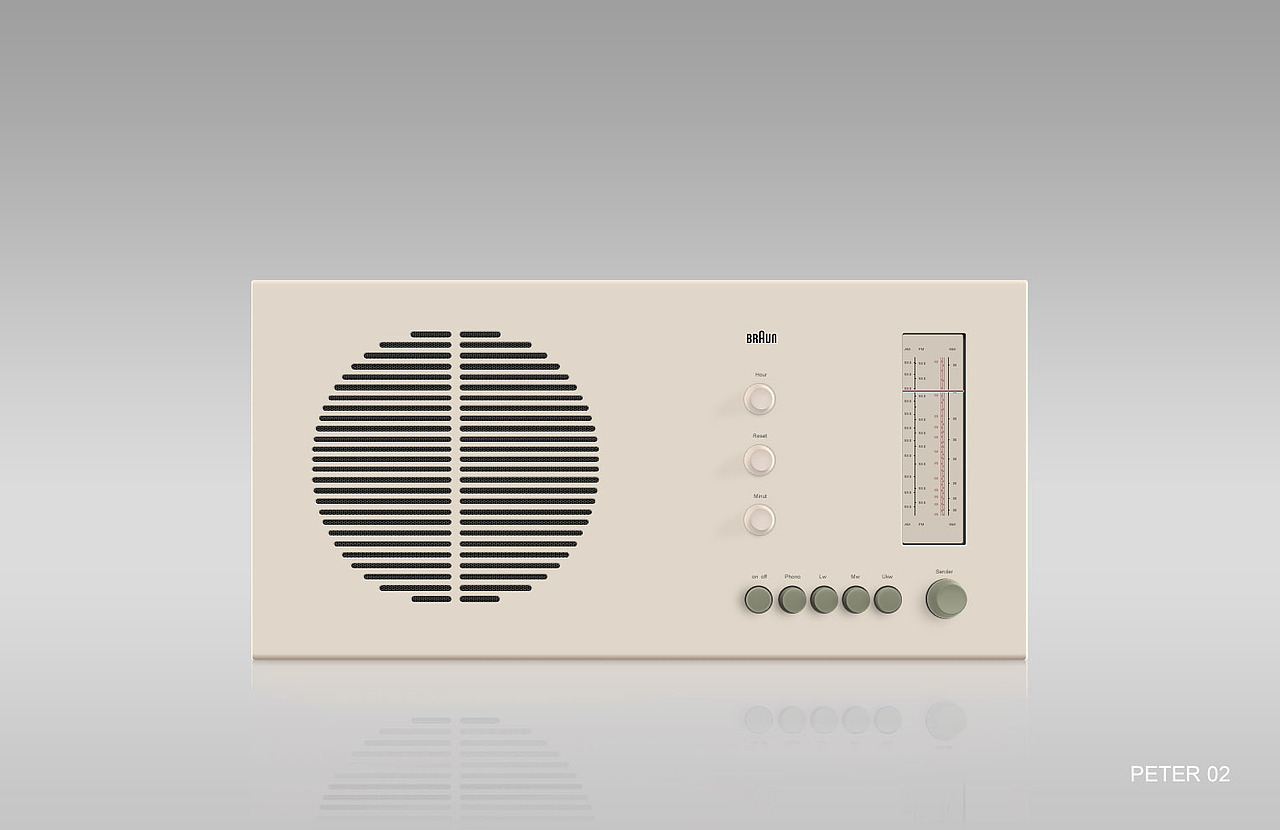 博朗收音机临摹