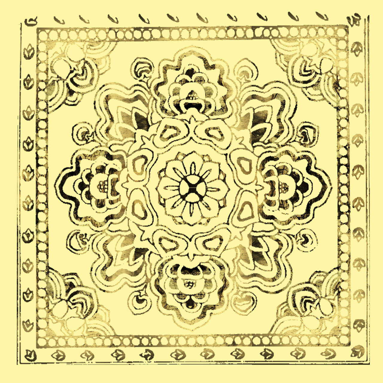 新媒体水墨之敦煌藻井专辑一