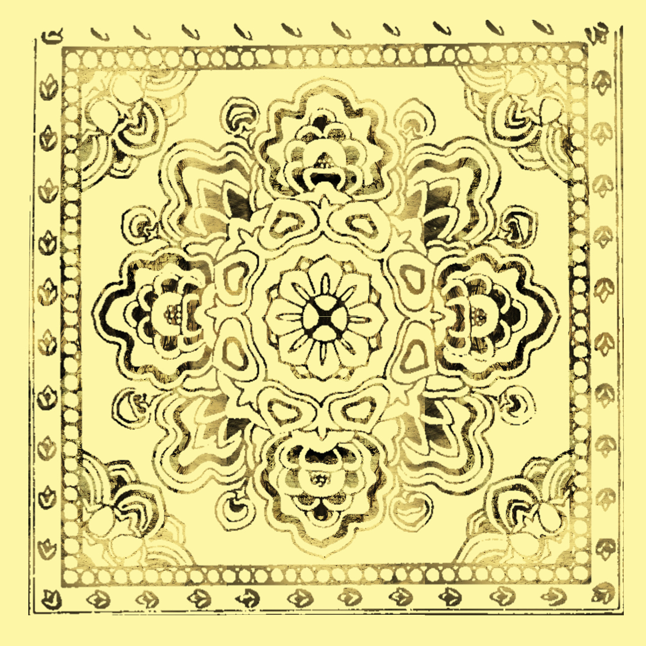 新媒体水墨之敦煌藻井专辑一