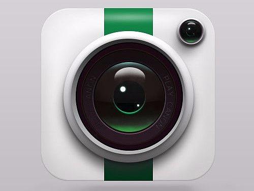 简单的拟物图标练习-相机（个人主页-ZMjg0MDgzMDA=） - 图标 - 站酷设计师不放香菜都好说原创素材 - 站酷ZCOOL