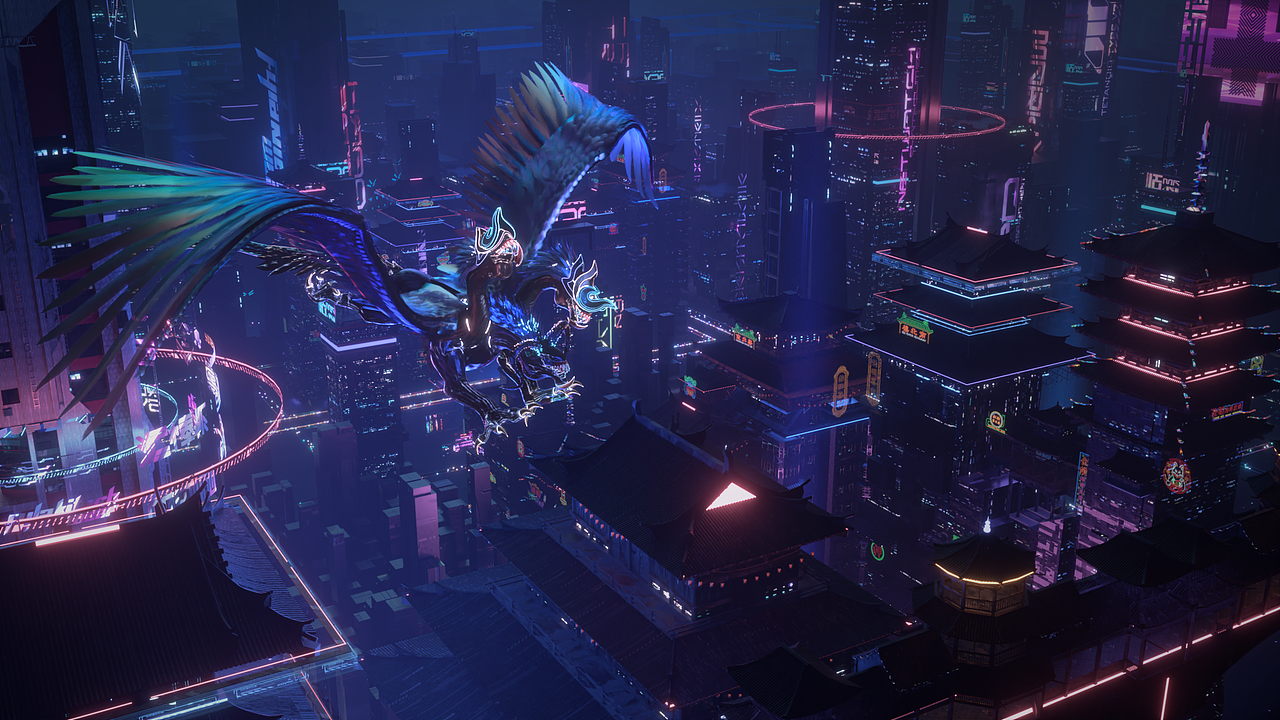 赛博朋克山海经 - OPPO K9 PRO（图ZMjkyMTA4MjAw） - Motion Graphic - 站酷设计师NAXX_Studio原创素材 - 站酷ZCOOL