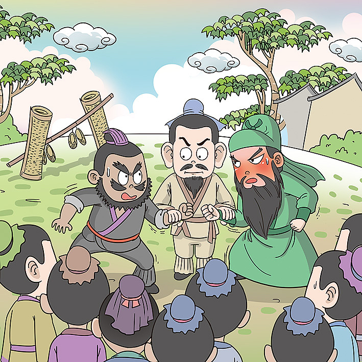 《三国》之桃园三结义小插画
