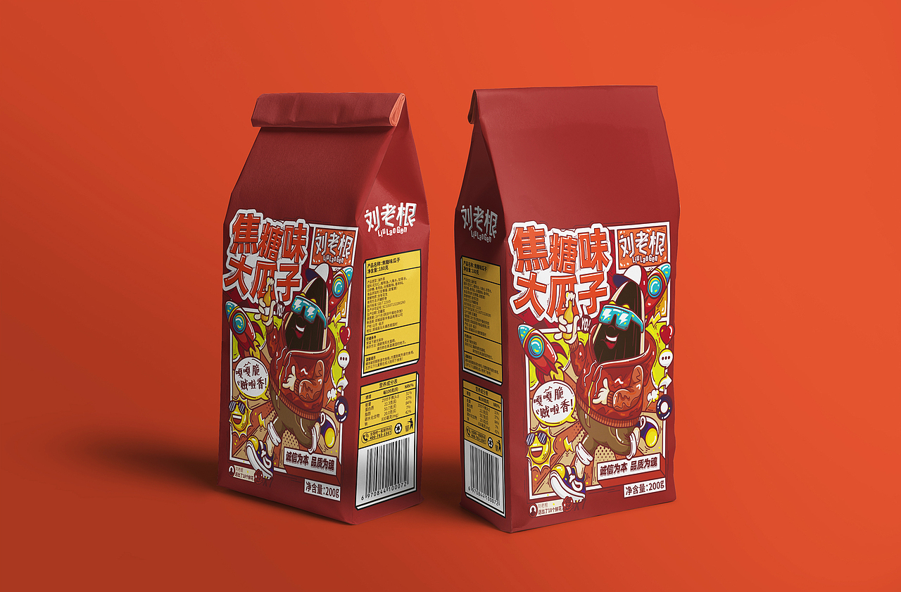 所喜文化：刘老根休闲食品包装设计（图ZMjI2MDg3ODM2） - 包装 - 站酷设计师所喜原创素材 - 站酷ZCOOL