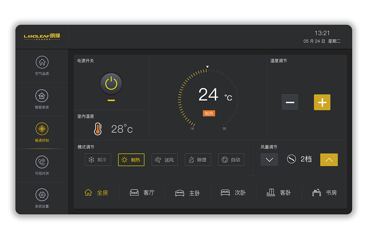智能控制大屏界面|ui|软件界面|小水_ - 原创作品 - 站酷 (zcool)