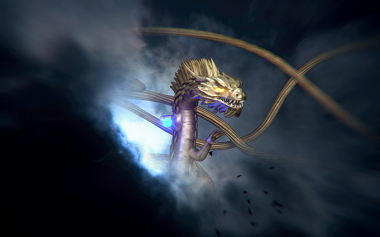 神龙——c4d龙建模