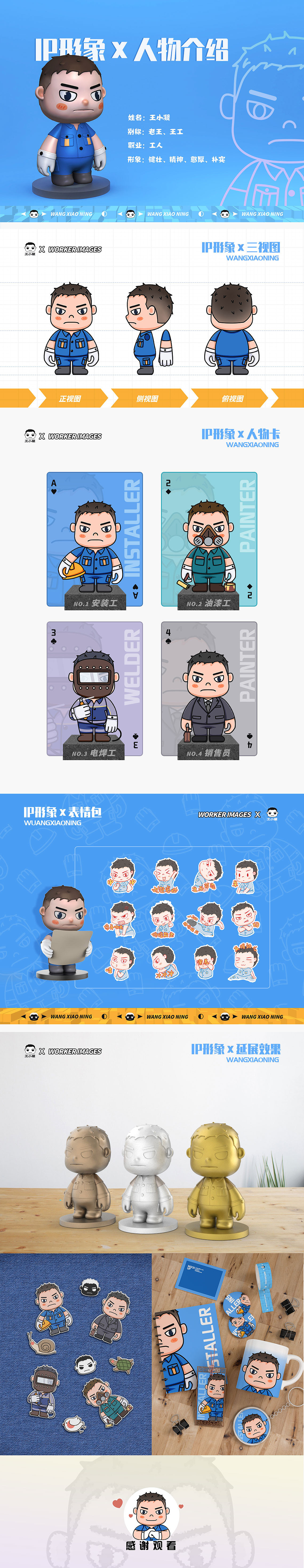 工人ip形象