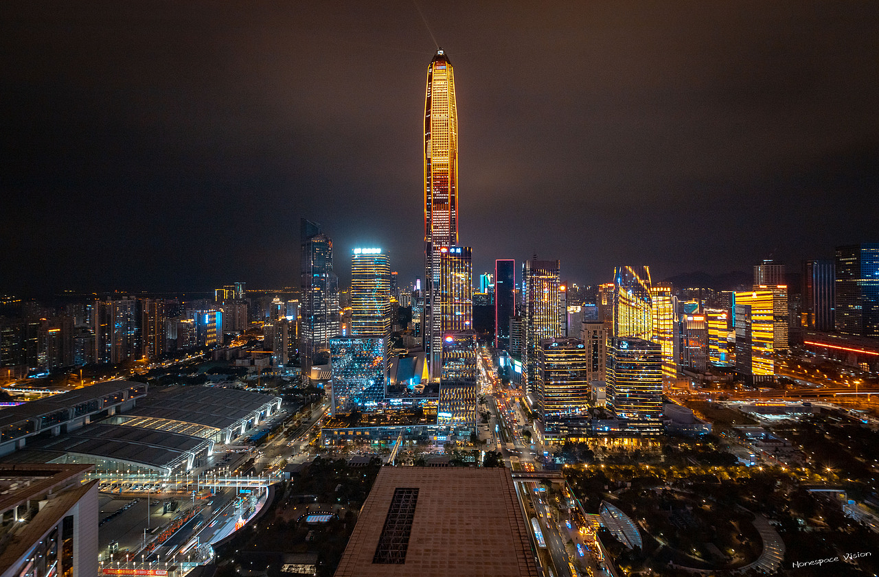 深圳平安大厦灯光秀（图ZMTk5MzQ1NDc2） - 环境/建筑摄影 - 站酷设计师廖和乐原创素材 - 站酷ZCOOL
