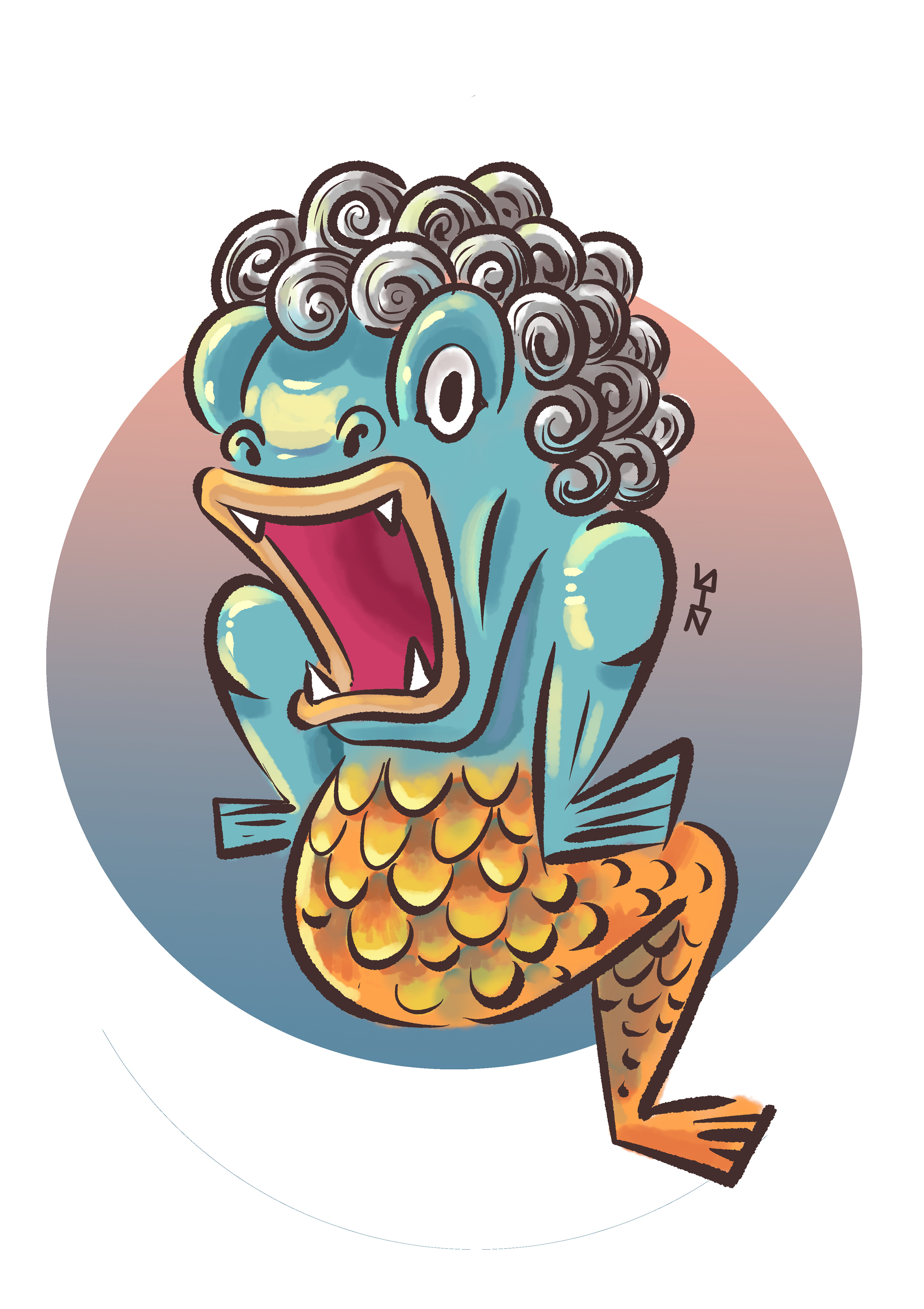 狮子鱼|插画|涂鸦/潮流|一只花胖子 - 原创作品 - 站酷 (zcool)