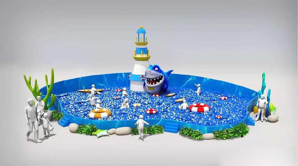 海底世界3d设计效果美陈