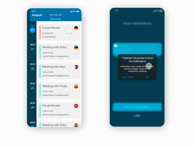 Tralender APP 设计方案（图ZMjQyNTU0MTgw） - APP界面 - 站酷设计师Eric_Invisionary原创素材 - 站酷ZCOOL