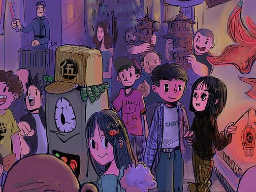 元宵的图磨蹭到了现在....