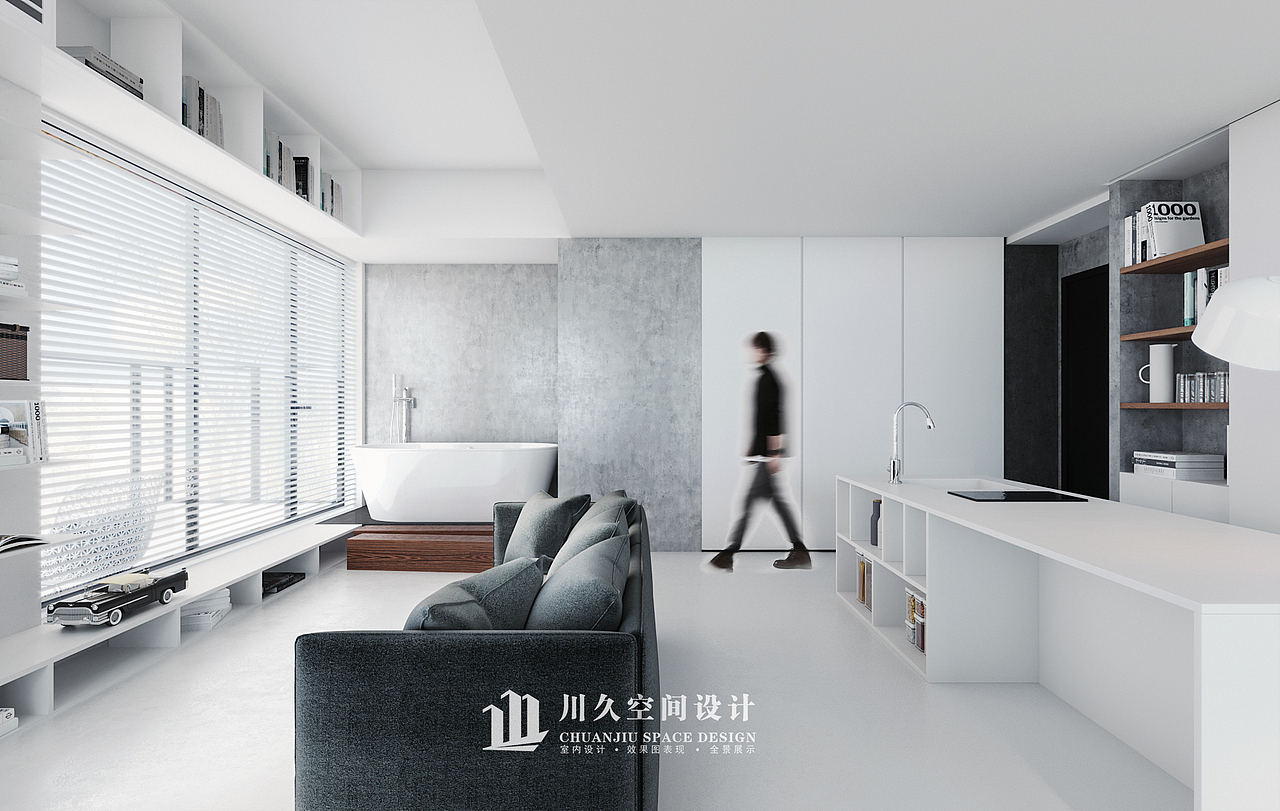 现代住宅公寓表现