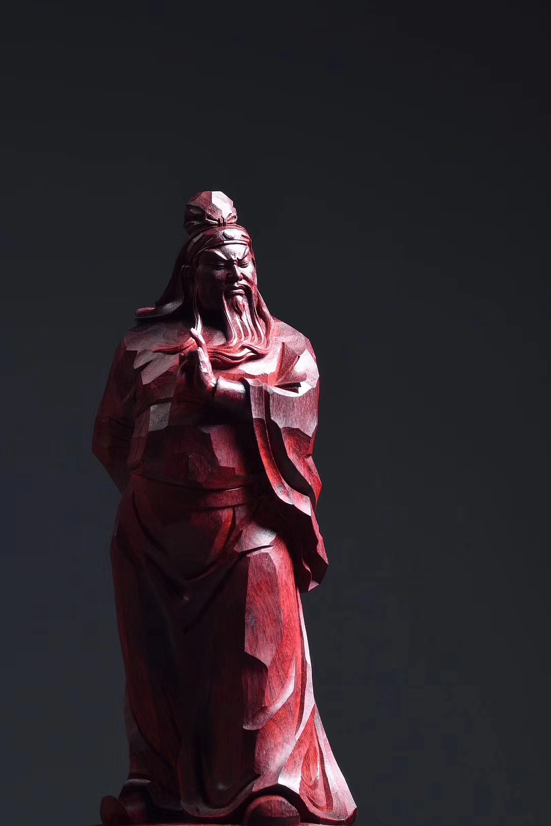 小叶紫檀文关公