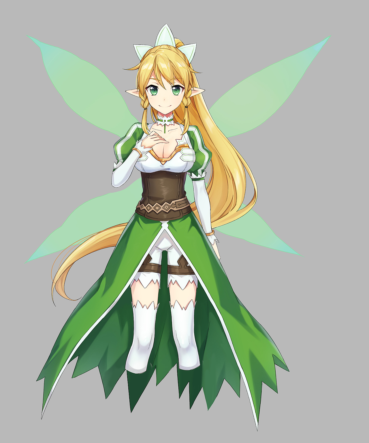 这是刀剑神域中莉法的live2d动画制作.