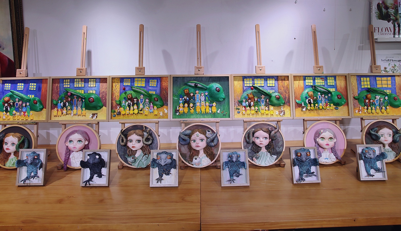 指见生活29期粘土浮雕画培训学员作品展示
大合照