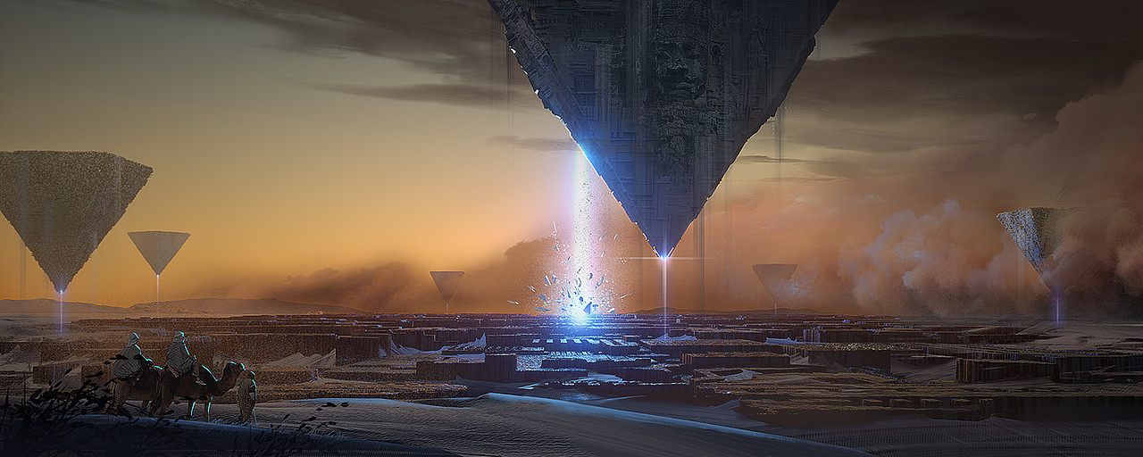 破碎世界（图ZMTI0OTAxOTI4） - 概念设定 - 站酷设计师牧兮原创素材 - 站酷ZCOOL