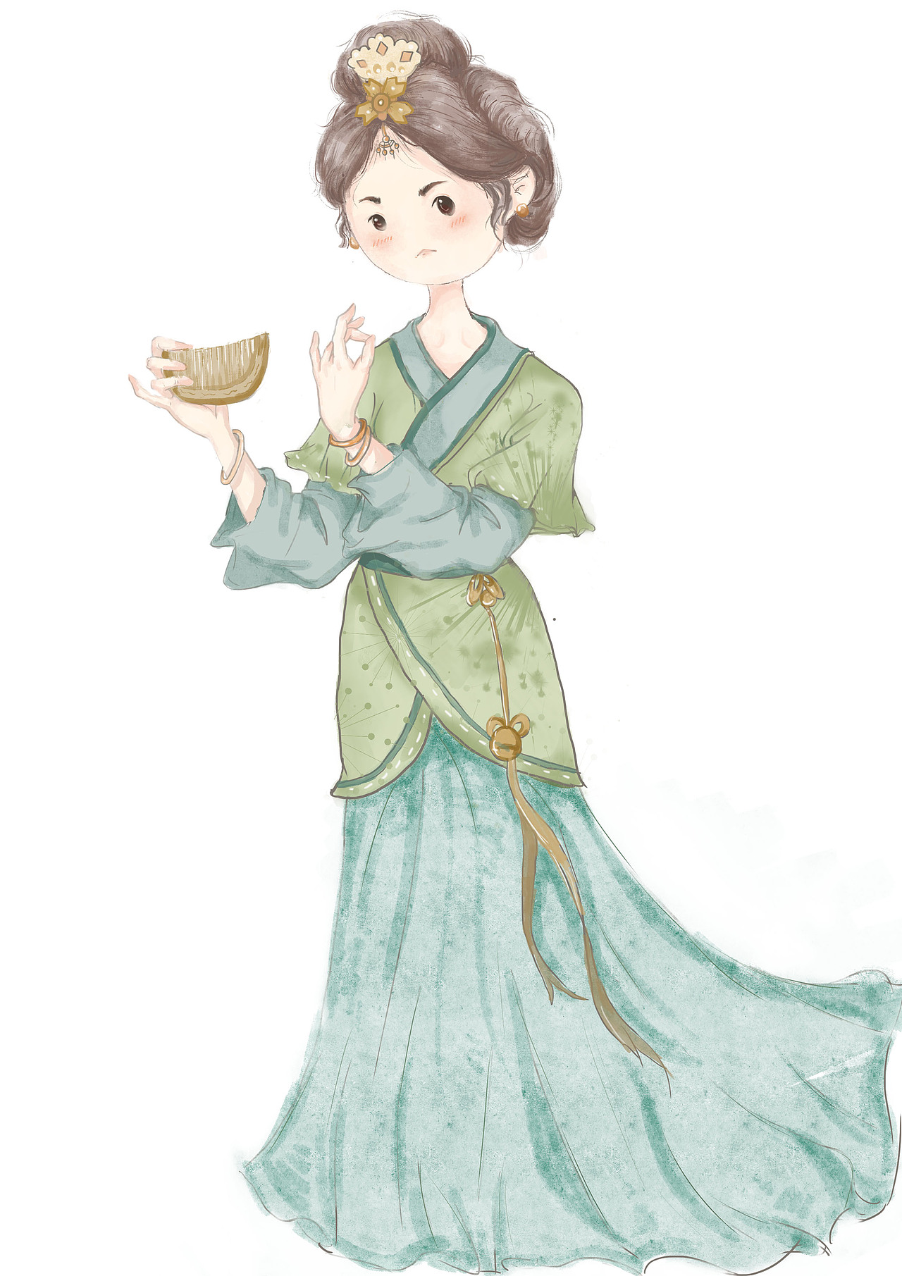 古风原创日常q版小人