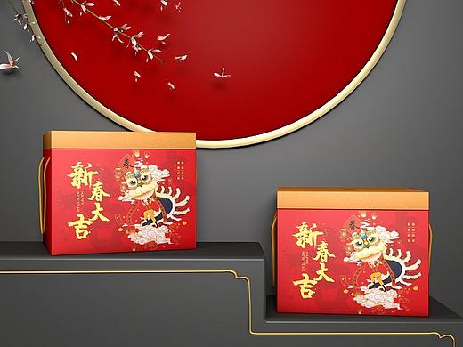 箱盒汇 | ：“新春大吉”春节礼盒包装设计