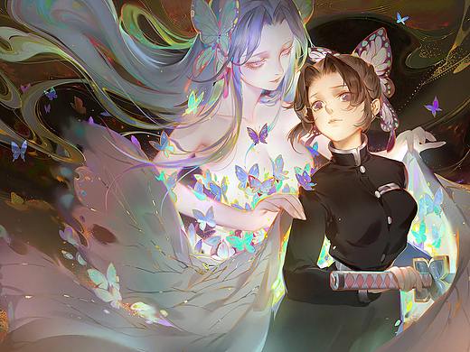 蝴蝶忍姐妹同人作品-露露老师