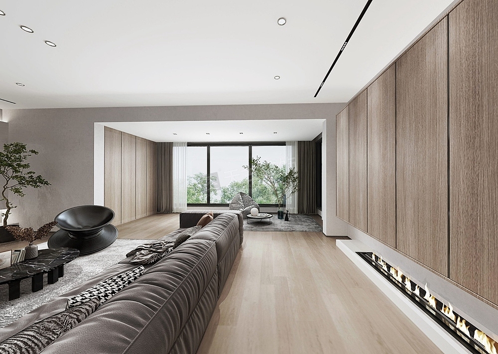 金辉长江铭著装修,大平层设计,现代简约风格设计分享