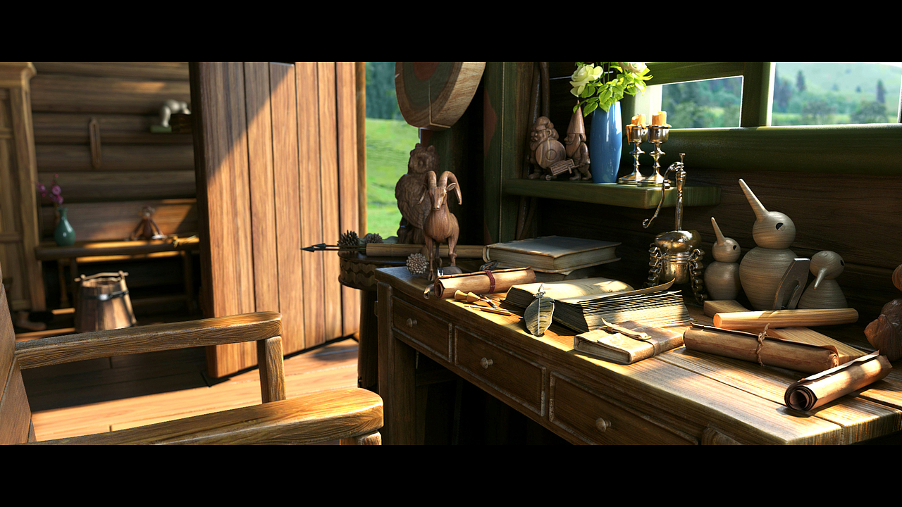 动画室内|三维|场景|huafengcg - 原创作品 - 站酷 (zcool)