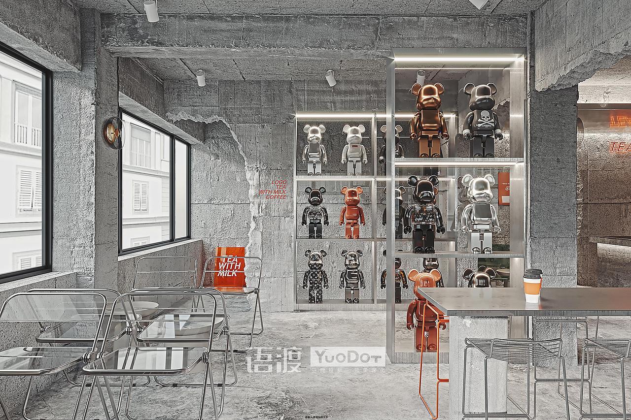 废墟风格 奶茶店（图ZMjY2MzY5NTIw） - 商业空间设计 - 站酷设计师语渡人原创素材 - 站酷ZCOOL