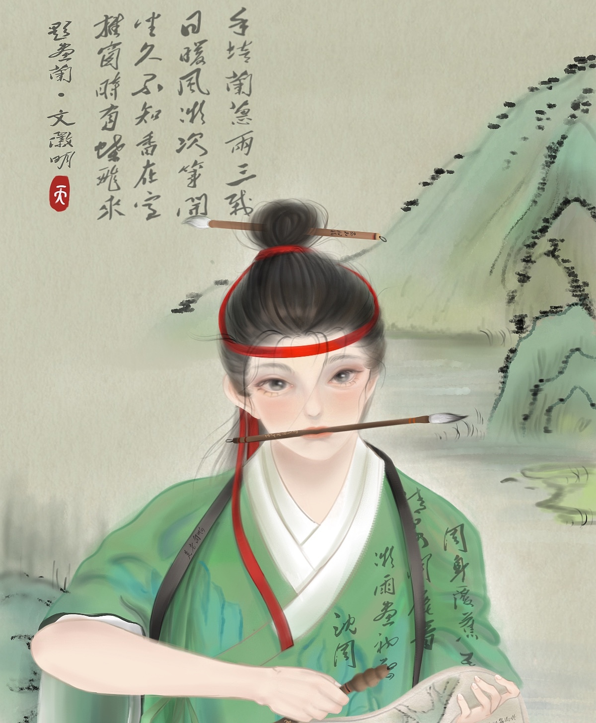 沈周同人（图ZMjQyMDY2NTA0） - 创作习作 - 站酷设计师wallandflower原创素材 - 站酷ZCOOL