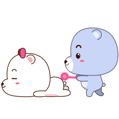 小熊男女表情（图ZMjAzMTI2NTY4） - 网络表情 - 站酷设计师hhh的脚步原创素材 - 站酷ZCOOL