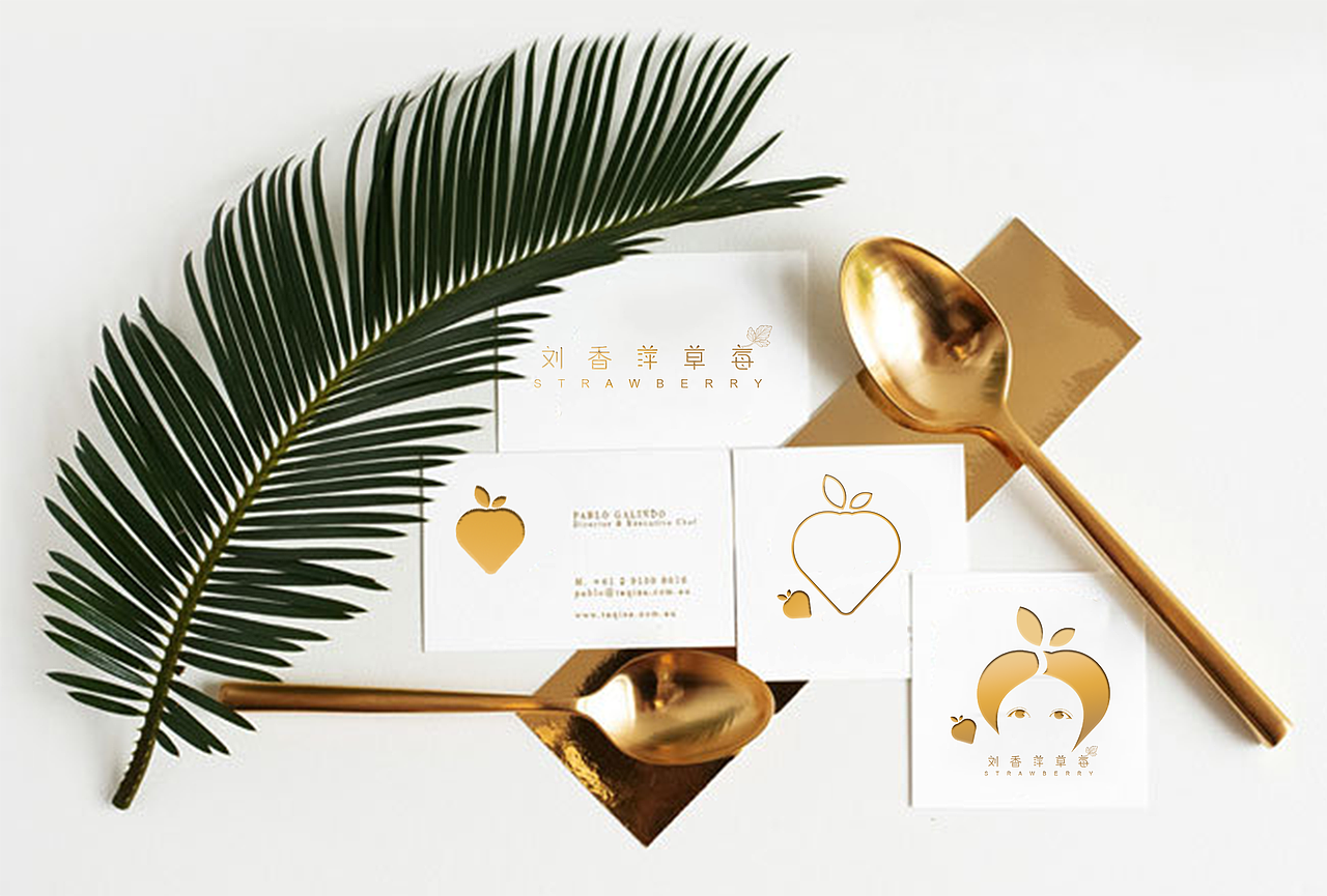 草莓🍓logo设计（图ZMTY4NzUxODgw） - Logo - 站酷设计师霸主殿下原创素材 - 站酷ZCOOL