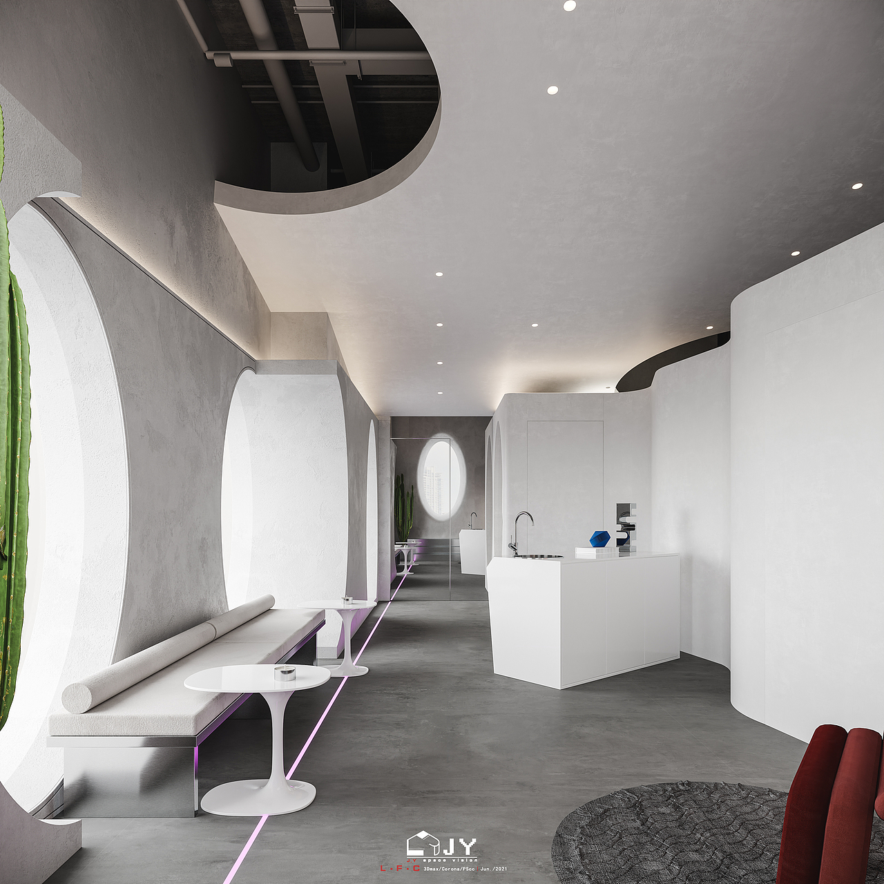 景是空间丨美容院（图ZMjU4ODg5NTgw） - 商业空间设计 - 站酷设计师SAMU丨STUDIO原创素材 - 站酷ZCOOL