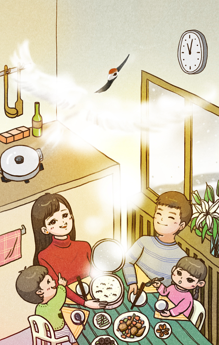 有家有鹤香（图ZNTk0NzE1NTY=） - 商业插画 - 站酷设计师康大哥原创素材 - 站酷ZCOOL
