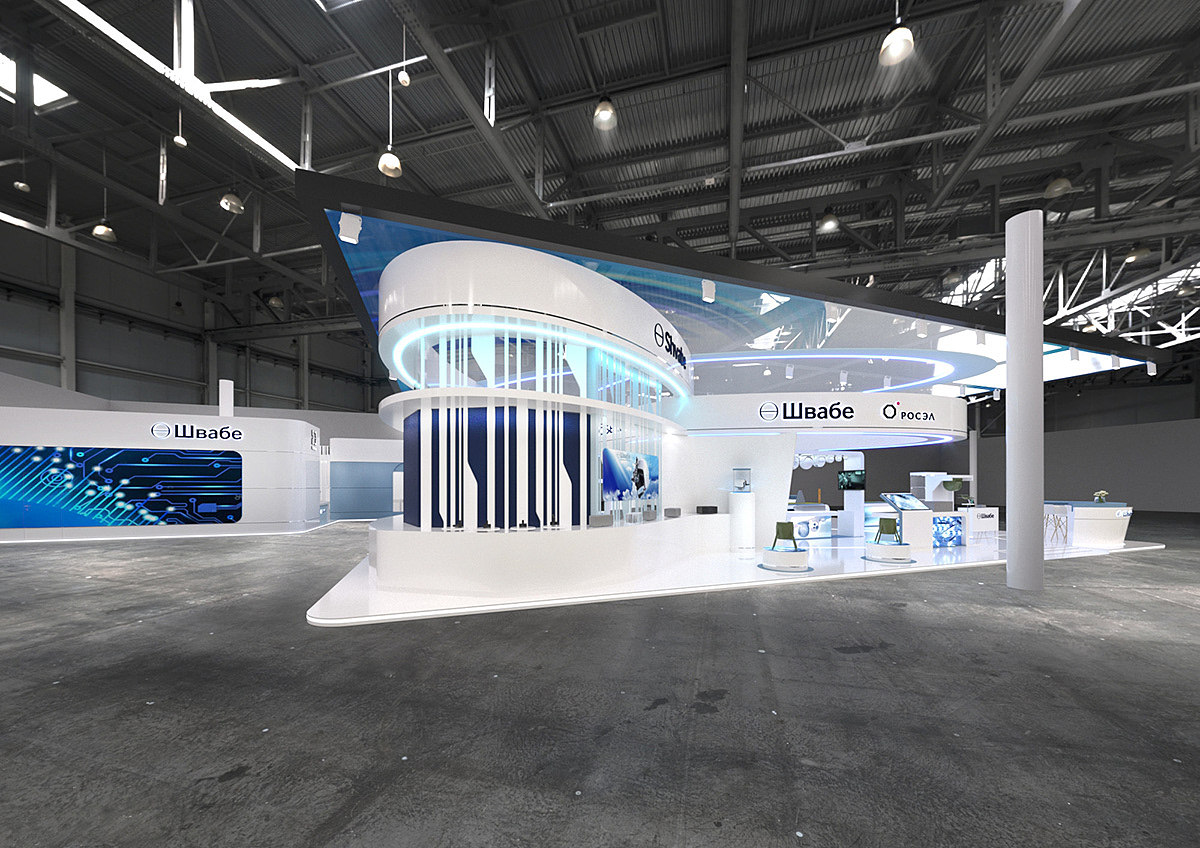 美博会汽车展食品展机械展建博展会展台展位效果图设计