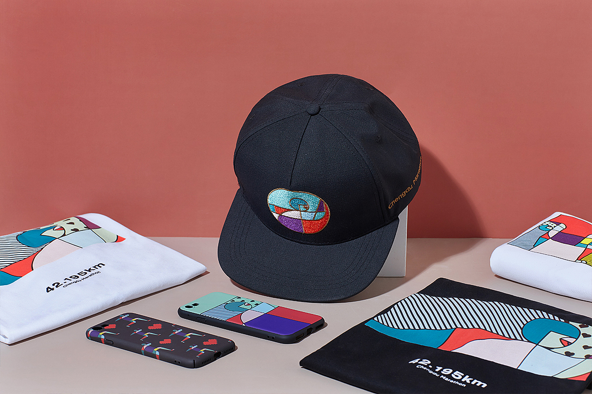 2019成都马拉松文创系列产品（图ZMTg1NDM2MTc2） - 生活用品 - 站酷设计师番酱design原创素材 - 站酷ZCOOL