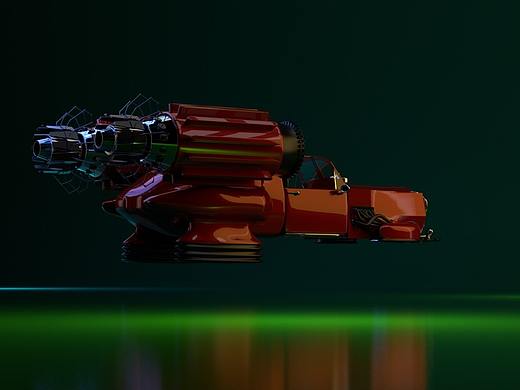 FlyCar/建模//渲染//Cinema 4D//RedShift//2018.03.25