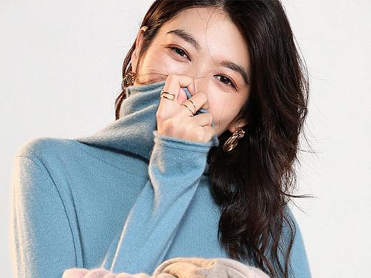 羊毛衫打底上衣 简约大气女装详情页