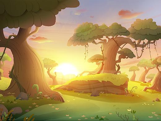 奇幻森林系列-01（个人主页-ZNTQ5OTA3NDA=） - 概念设定 - 站酷设计师无尽大大原创素材 - 站酷ZCOOL