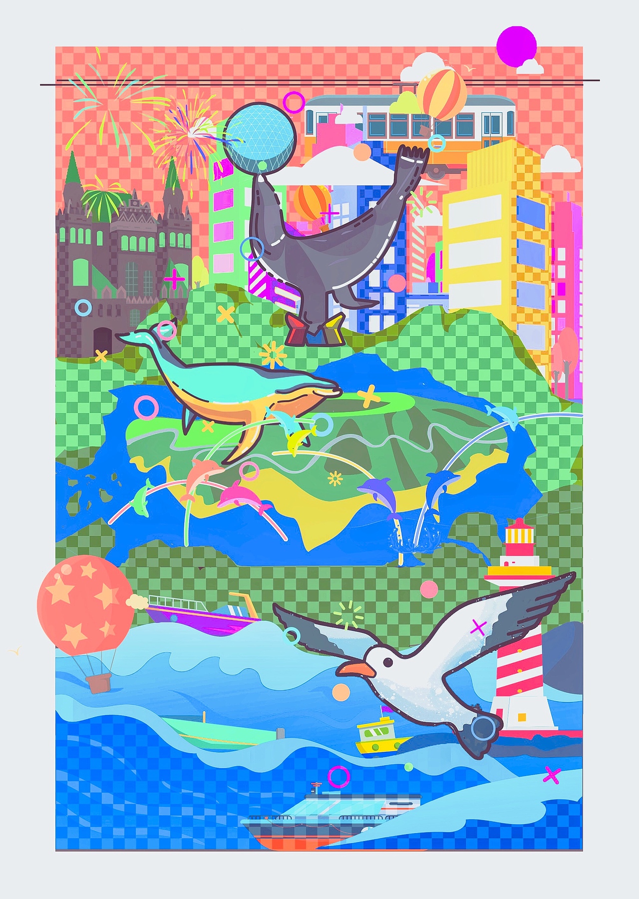 大连城市IP:海洋三兄弟