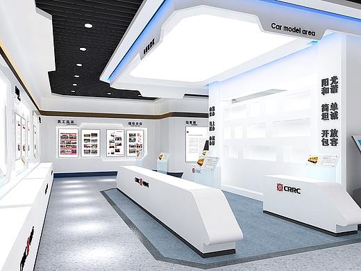中车时代展厅  平面设计部分画面