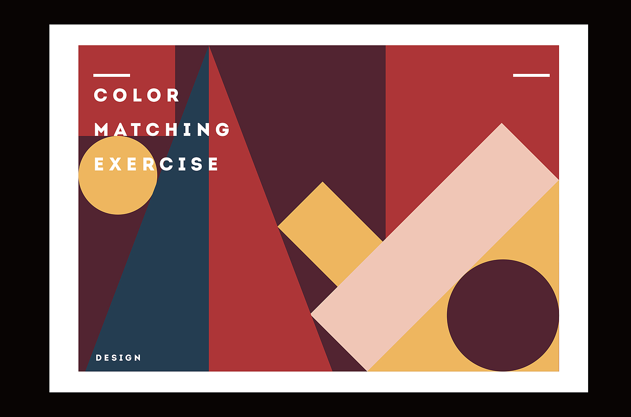 配色练习-Color matching exercise（图ZMTQzMDE0MDg4） - 海报 - 站酷设计师zHennessy原创素材 - 站酷ZCOOL