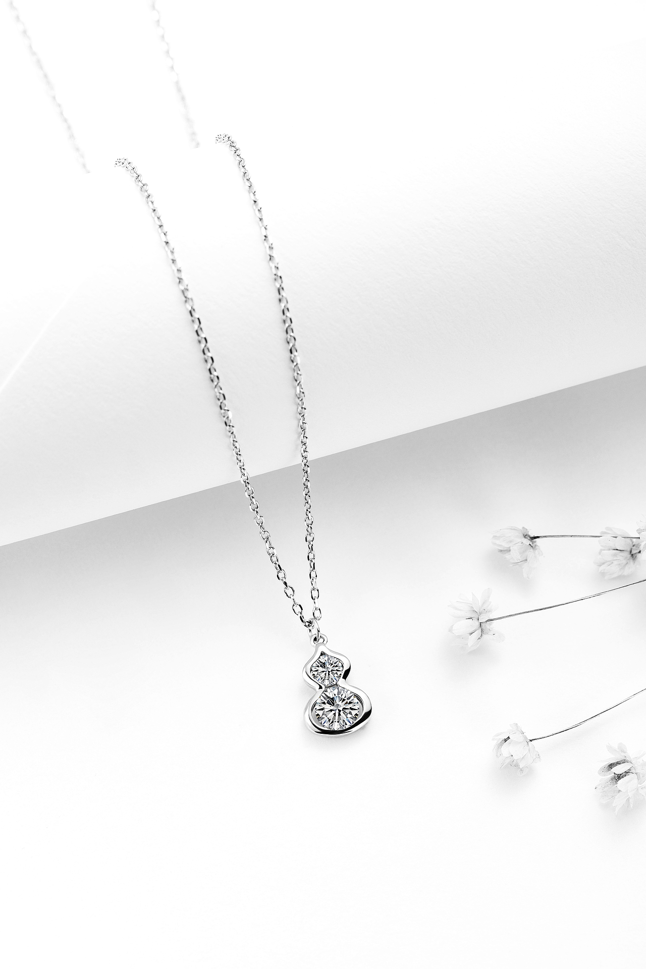 首饰银饰品项链拍摄