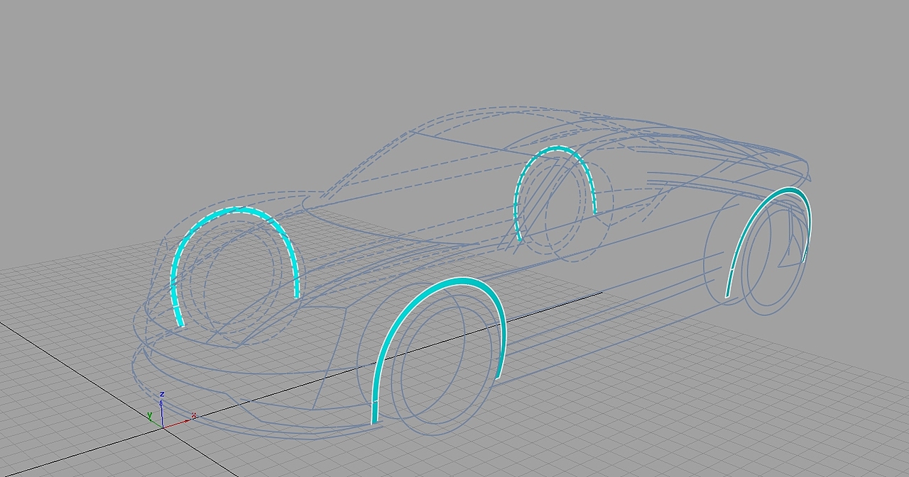 Porsche-Mission-E纯效果图Alias建模教程（图ZOTM3OTYwMjg=） - 机械/交通 - 站酷设计师Adleyou原创素材 - 站酷ZCOOL