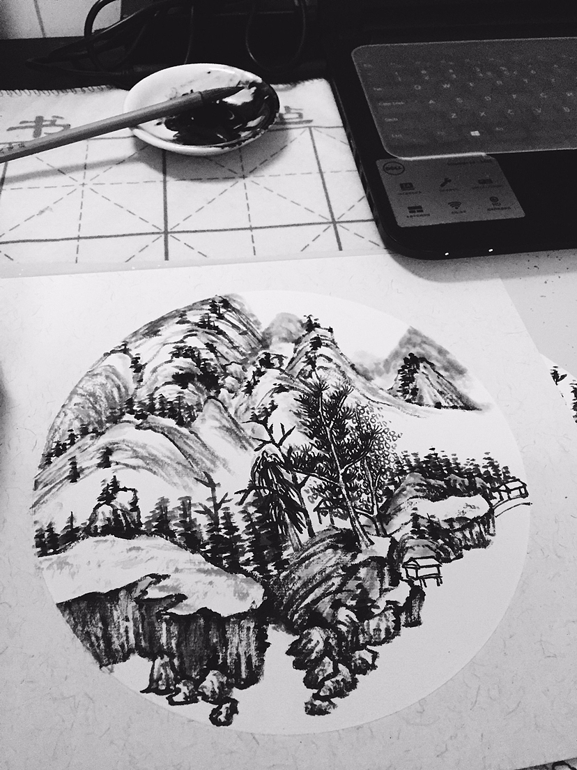 国画（图ZMTg2OTgwMzI4） - 绘画 - 站酷设计师吴允原创素材 - 站酷ZCOOL