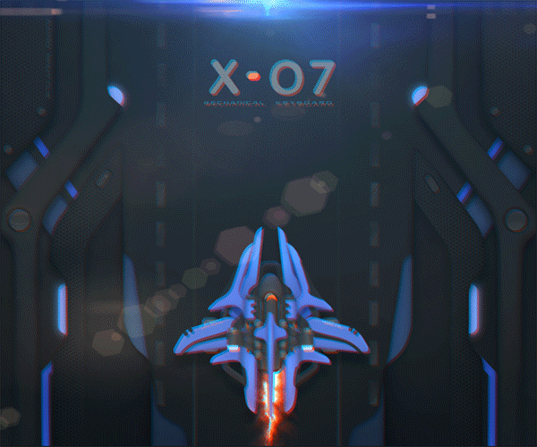 X-07 烈焰战机（图ZMjc1NDU0NDYw） - 主题/皮肤 - 站酷设计师7years原创素材 - 站酷ZCOOL