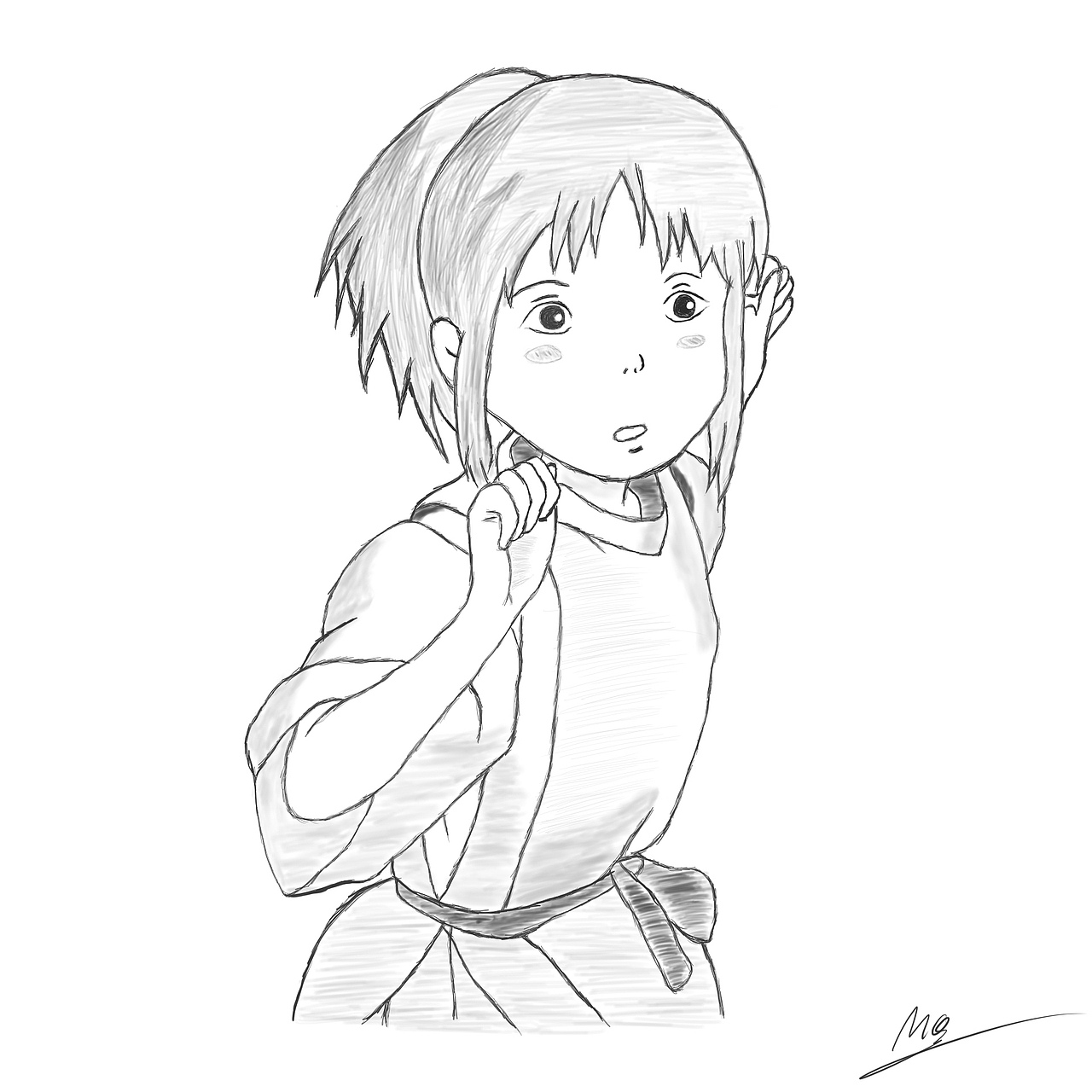 千与千寻之小千|插画|艺术插画|max的滑板_原创作品-站酷zcool